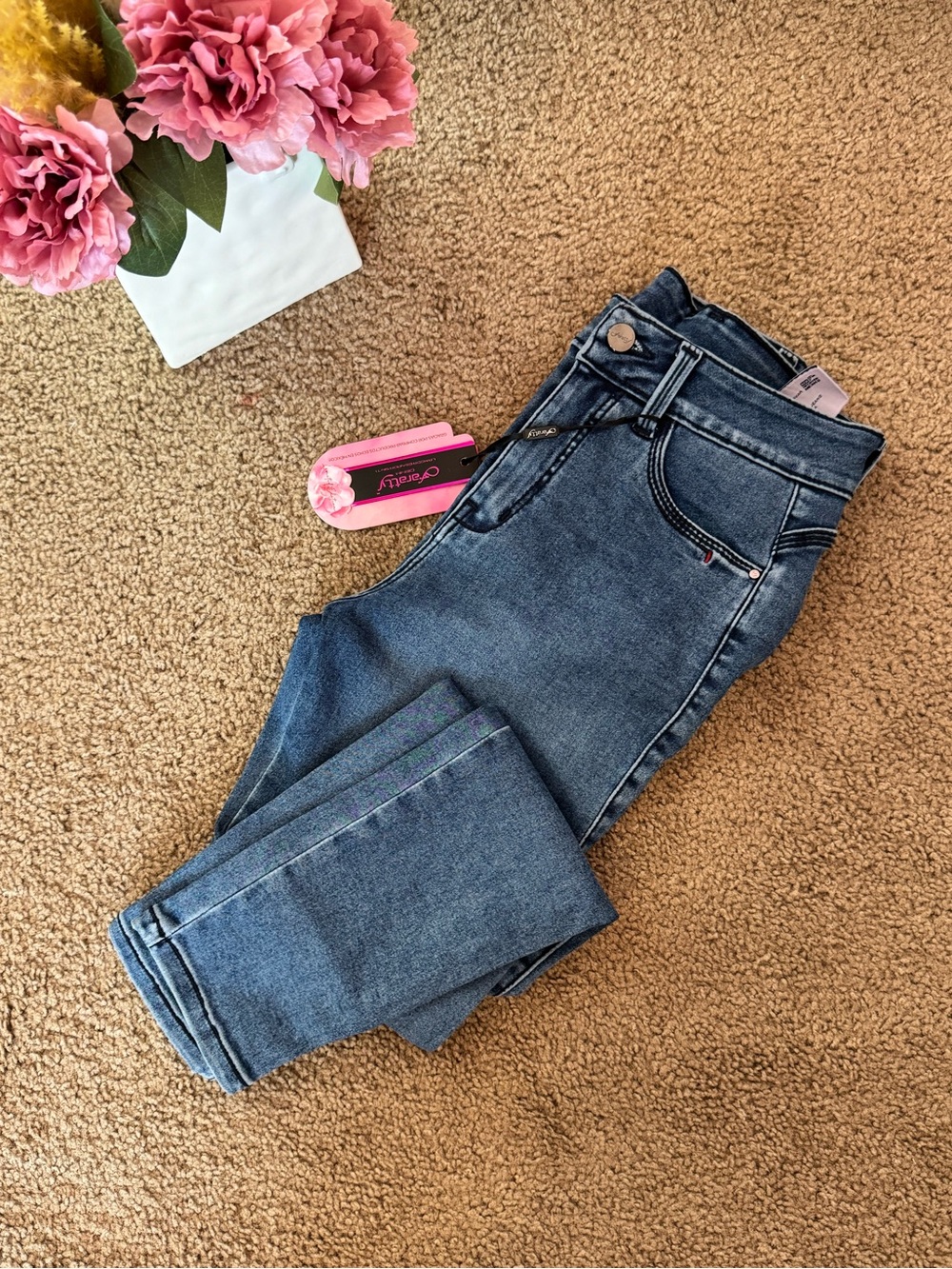 Women’s Skinny High-Rise Jeans in Classic Blue